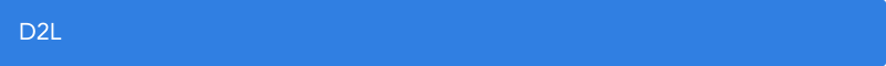 Button wiith text D2L